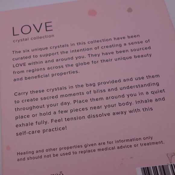 Love Crystal Collection Set Intentions with Crystal Energy *Brand New Unopened* - Picture 7 of 16